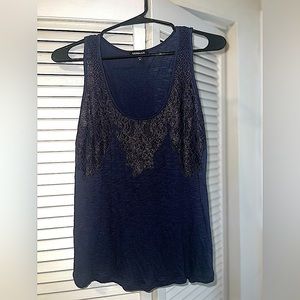 Express Dark Blue Tank Top